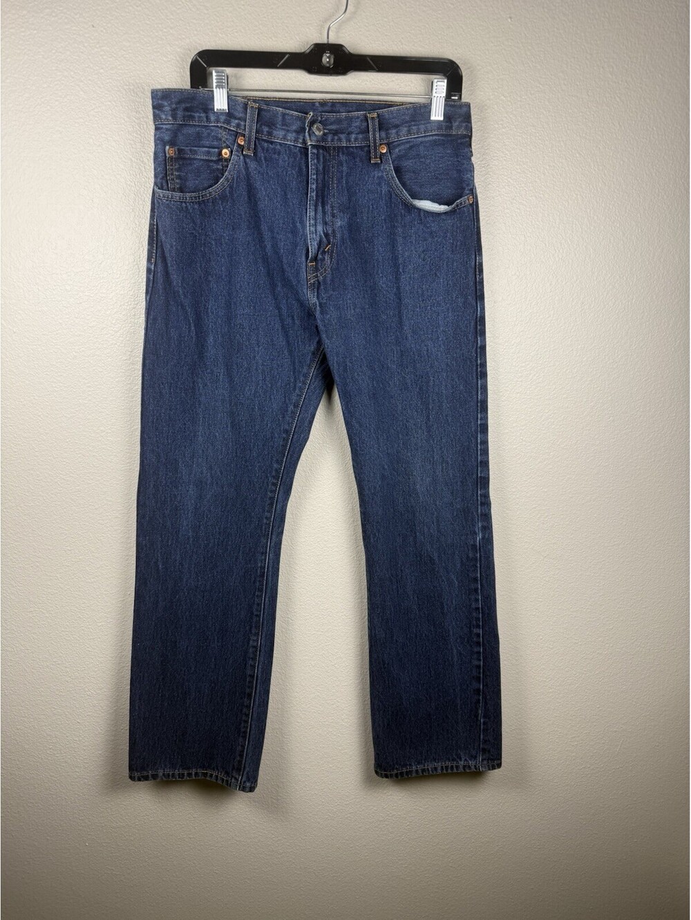 Levi’s 517 Mens Jeans 33x32 Blue Denim Bootcut Cowboy Western Dark Wash - Picture 2 of 9